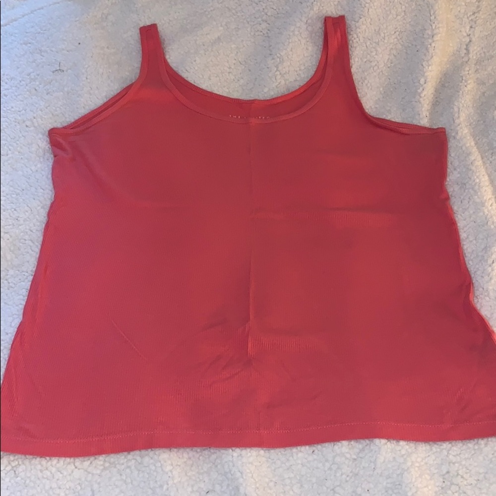 The Limited Pink (Salmon) Tank Top Ribbed